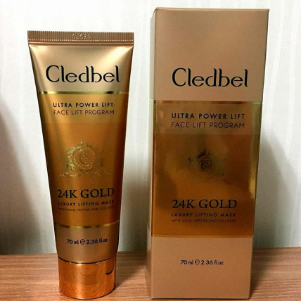 CLEDBEL 24K GOLD - маска пленка с лифтинг эффектом