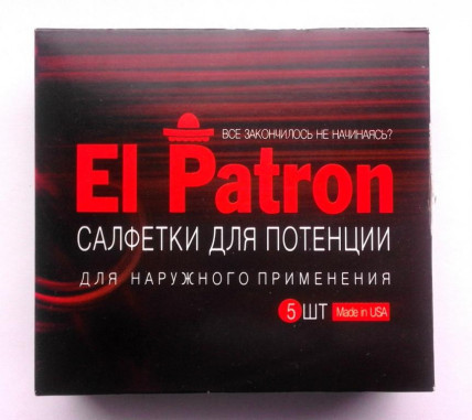 El Patron (Эль Патрон) - салфетки для потенции