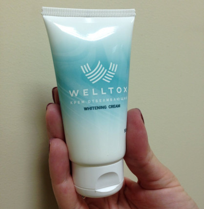 Welltox (Велтокс) - отбеливающий крем для лица