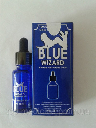 Blue Wizard - Возбуждающие капли для женщин
