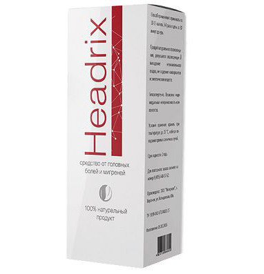 Headrix (Хедрикс) - средство от головной боли и мигрени