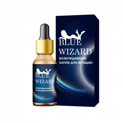 Blue Wizard - Возбуждающие краплі для жінок