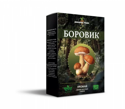 Грибница Боровик - готовый набор для выращивания грибов