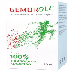 Gemorole (Гемороле) - крем-мазь от геморроя